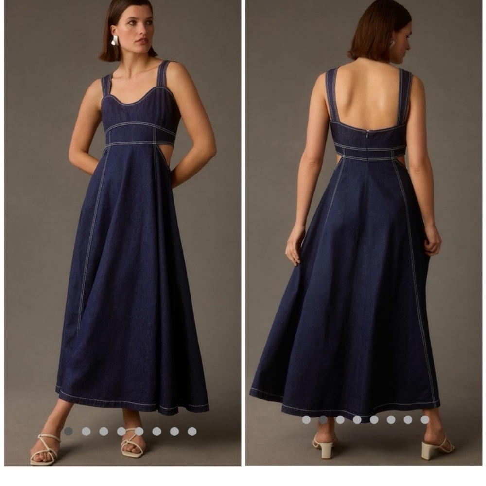 NWT Anthropologie Aureta Denim Dress